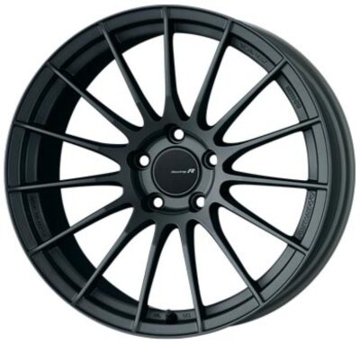 Enkei RS05-RR 18x10.5 22mm ET 5x114.3 75.0 Bore Matte Gunmetal Wheel fits Evo 10