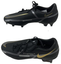 Size 7.5M-9W Nike Phantom GT2 Academy FG/MG DA4433-007 Black Metalic Grey Cleats