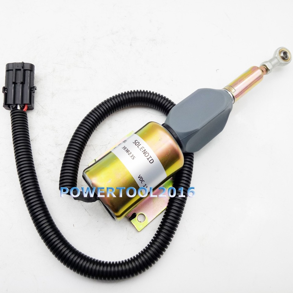 New Fuel Shutoff Solenoid 3930235 SA-4348-12 for Cummins 6C 8.3L Diesel ...