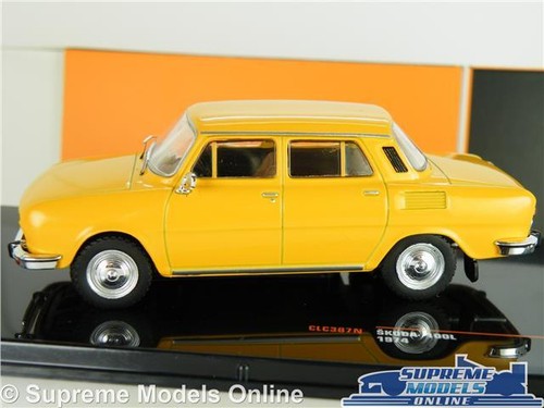 SKODA 100L MODEL CAR ORANGE 1974 1:43 SCALE IXO CLC387N CLASSIC SALOON K8 - Picture 3 of 5