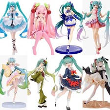 8 in Hatsune Miku Figure Figure Pvc Statue Doll Toy Birthday Gift Lot Of 2
