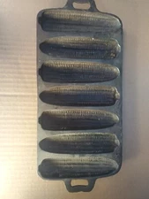 Birmingham Stove And Range BSR Cast Iron Cornbread 7-Slot Corn Stick Pan 7S Y