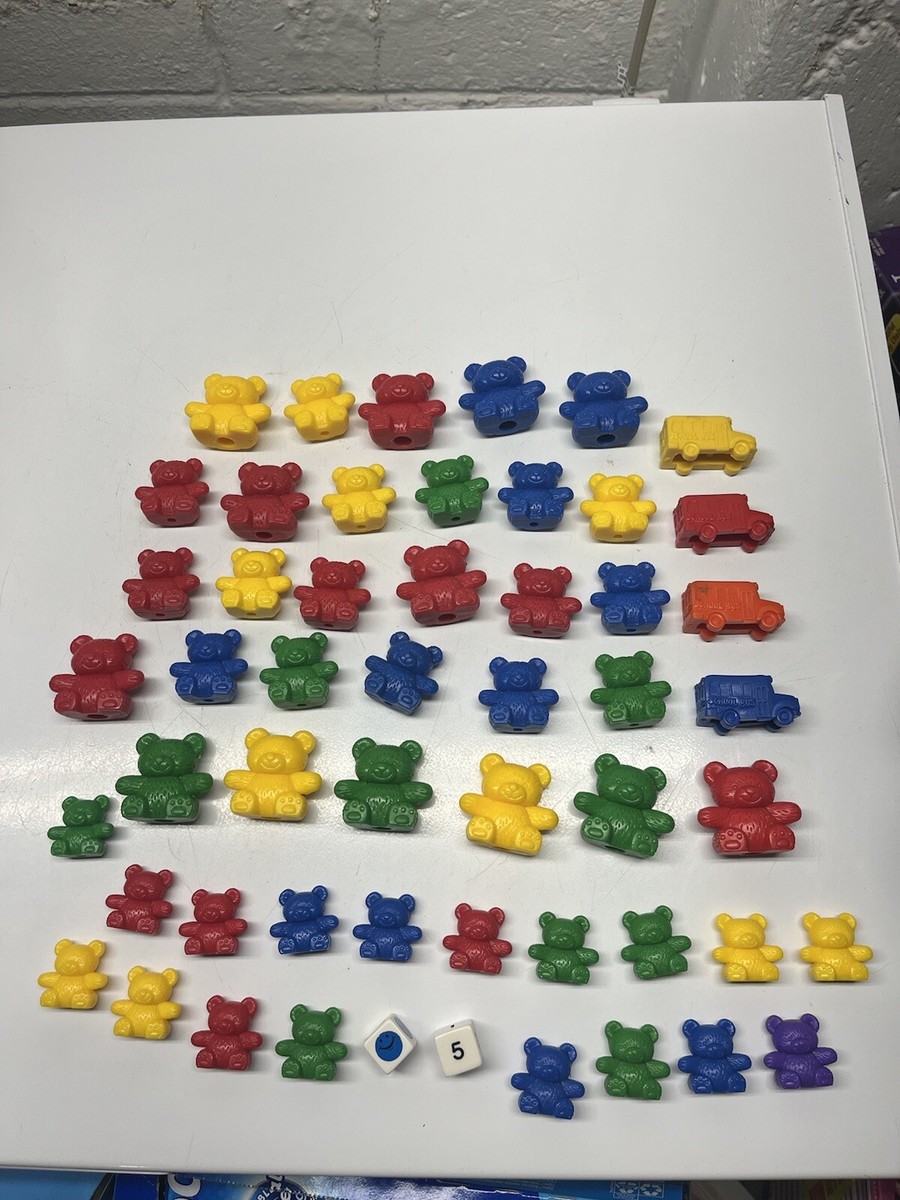 plastic teddy bear counters