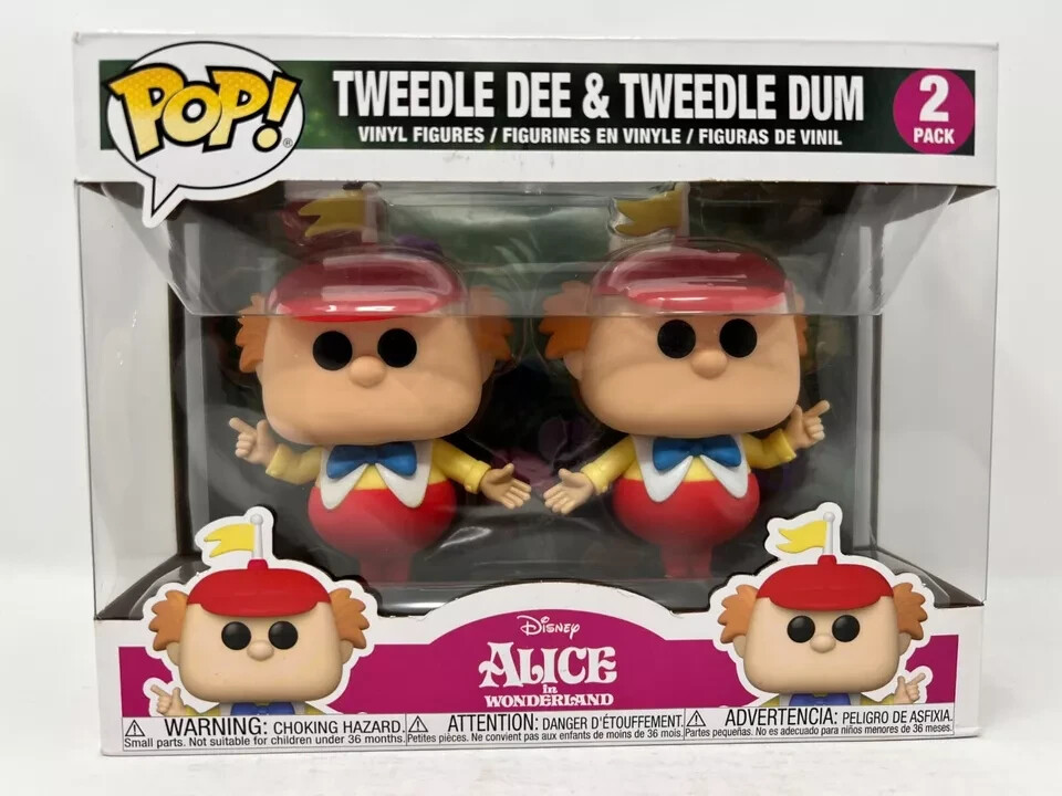 Funko Pop! Disney: Alice in Wonderland - 2Pack Tweedle Dee & Dum