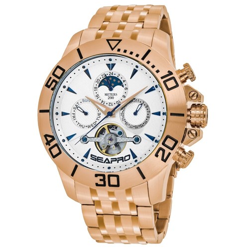 PaulPicot 5091 Chronograph gold Dial Automatic Men\'s Watch_863660 Paul Picot U-BOAT Chronograph Steel Gold 41 Mm Automatic  main image 2