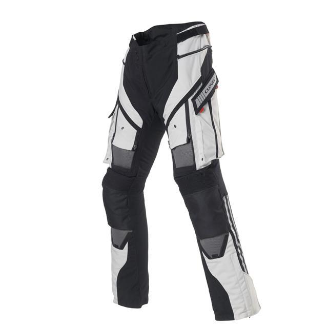 PANTALONI MOTO TOURING CLOVER GTS-4 WP PANTS NERO/GRIGIO 1378 N/GR IMPERMEABILI