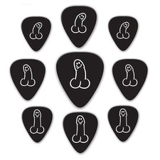 9 Stück gemischte DickPlektren Gitarrenplekt...