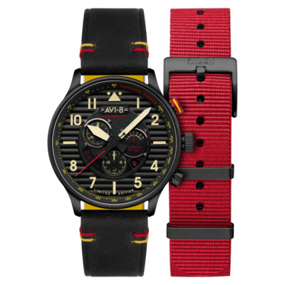 AVI-8 Flyboy Spirit Of Tuskegee Schwarz Herren AV-4109-01