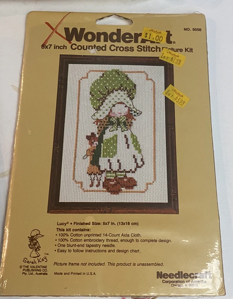 5 VINTAGE WonderArt Bucilla Janlynn Columbia Minerva Needlepoint Kits SEALED - Image 4 of 4