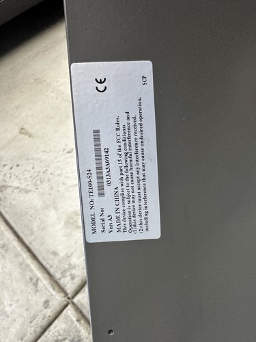 Trendnet TE100S24 USED AND TESTED AND WORKING, COMES WITH CORD - Picture 5 of 5