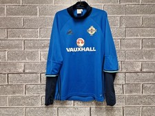 Northern Ireland FA Football Adidas Training Long Sleeve Top Sweatshirt Vauxhall