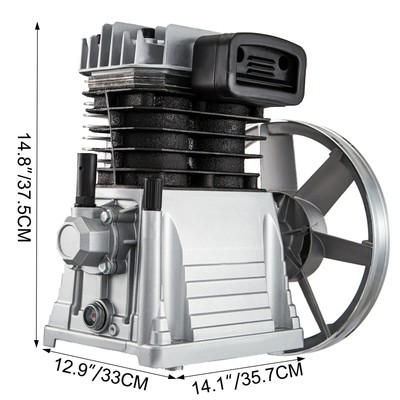 Air Compressor Heads Piston Twin Cylinder Single Stage 1300RPM Chemical Textile