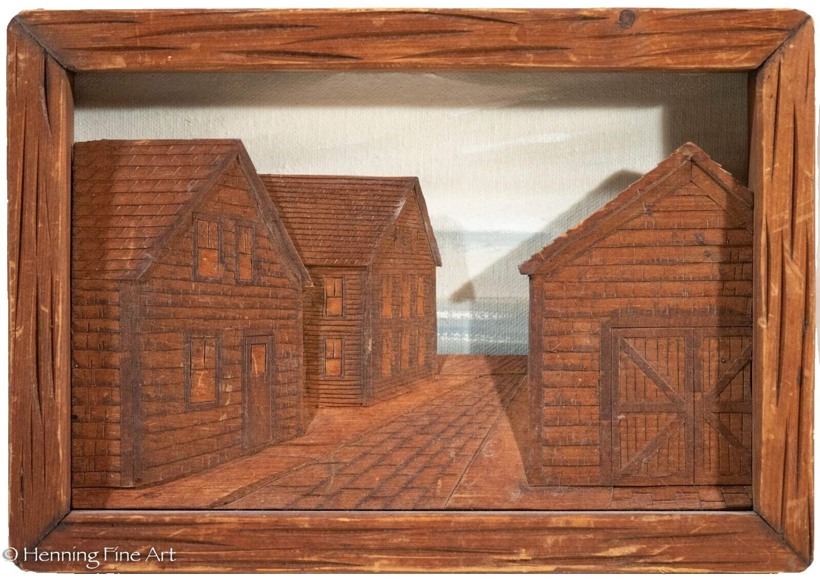 Wooden Landscape Art Sculptures