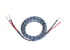 Sinusline Lautsprecherkabel  2 x 3 Meter   single-wiring   Flechtkabel 2 x 4 qmm