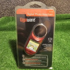 NEW SEALED 1.5" Digital Photo Keychain by Gigaware Red PC, MAC USB