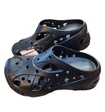 Crocs caged Womens Size 8 Black Comfort Work Clogs NEW Shoes