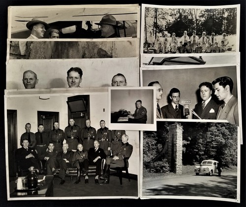1930s antique WEST VIRGINIA STATE POLICE 13pc PHOTOS John W. Bosworth