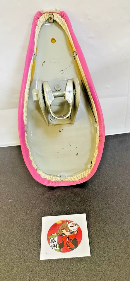 Sillín de asiento de bicicleta raro de colección Candy Candy Toei Animación Yumiko Igarashi 1976 Foto 3 de 4