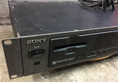 Sony Minidisc Recorder Mds-e58 With 10 Mini Discs Tested and