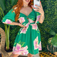 FARM Rio Floral Lumi Short Dress Size M