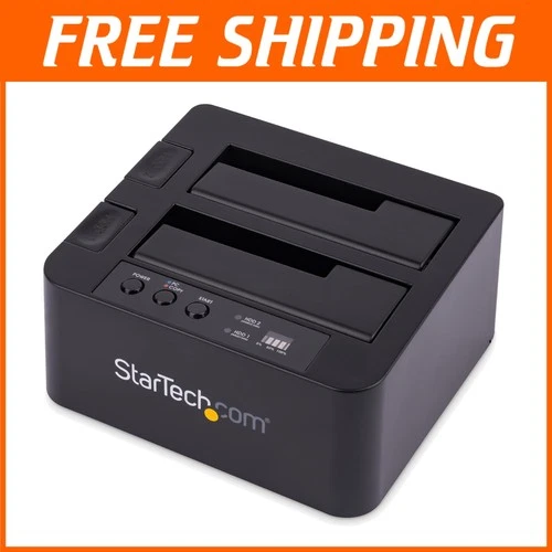 External Dual Bay Dock for HDD/SSD Cloning, USB 3.0