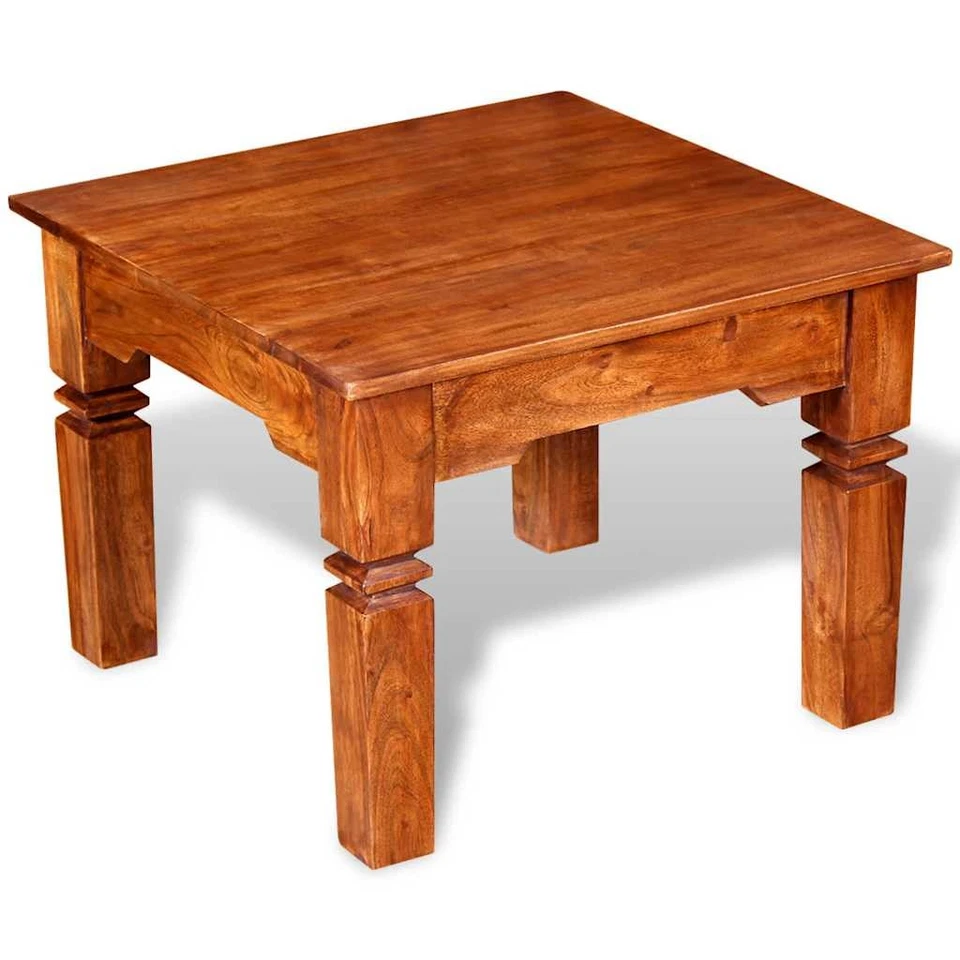 Table basse table de salon Table de bureau Bois massif 60 x 60 x 45 cm vidaXL - Photo 1/1