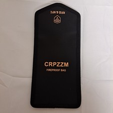 Faraday RFID NFC Fireproof Bag 5"x8" Protect data cc passports from scanners