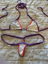 Bikini Wicked Weasel Microminimus taglia small top (top312) e fondo piccolo