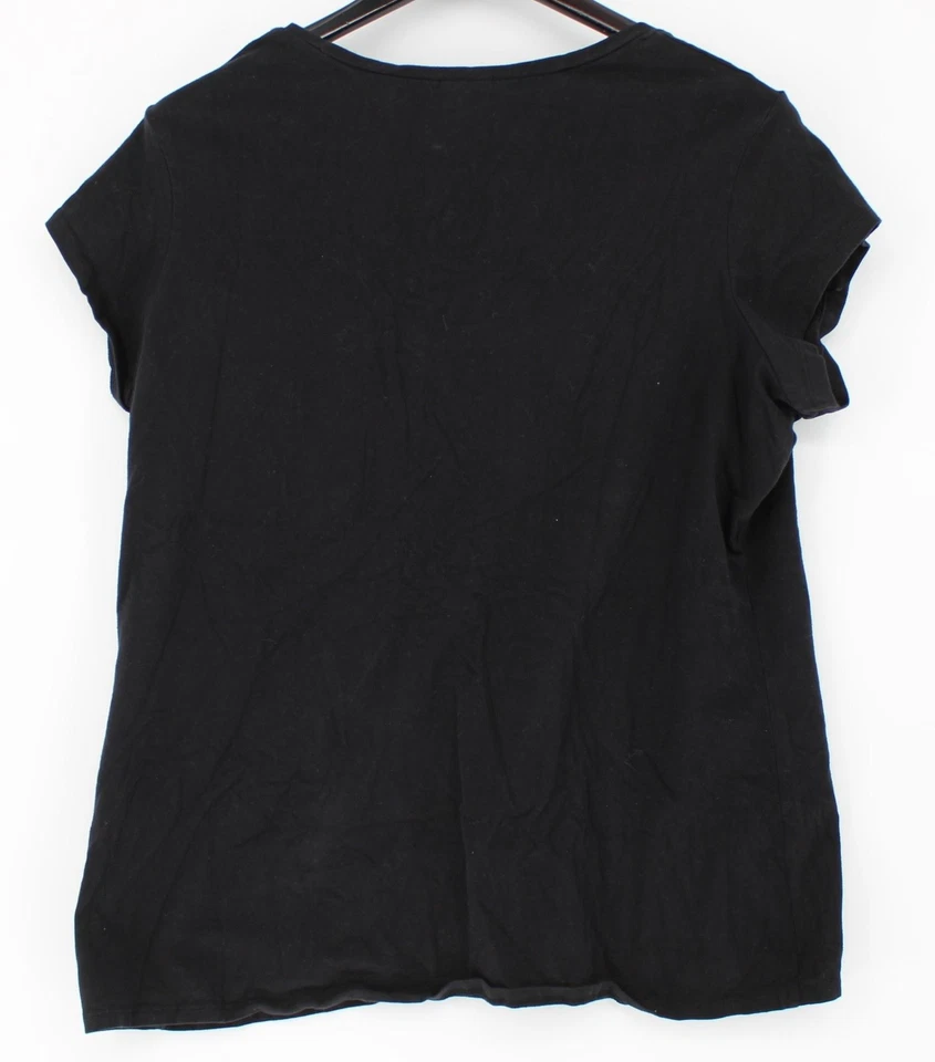 Love Love Lo Shirt Womens 2XL Black Just A Girl With Goals Graphic Tee Casual - Image 2 of 4