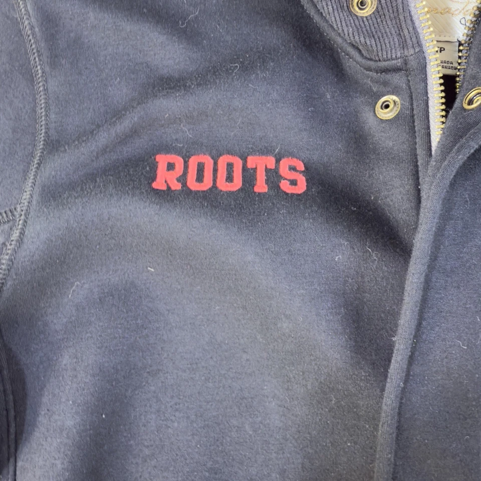 Chaqueta Roots Canada Para Hombre XS Negra Manga Larga Cremallera Completa Polar Artículos Deportivos Foto 4 de 4