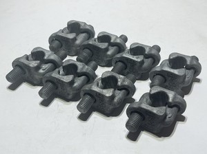Lot of 8 Crosby Size 3/4in Galvanized Fist Grip Rope Wire Clips Assembly G-429