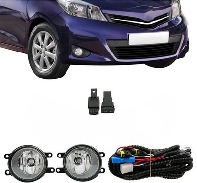 Toyota Yaris 2012-2014  Hatchback Fog Lights (Driver & Passenger, NO BEZELS INCL