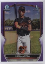 2023 Bowman Chrome Prospects Purple Refractor 199/250 Luis Almeyda #BCP-194 g1k