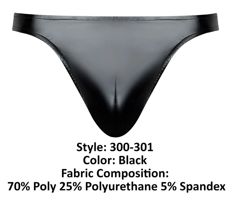 Mens Underwear: Male Power 300-301 Liquid Onyx 2.0 Moonshine - Image 3 of 4