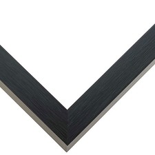 Minimalist Grey Picture Frame - UV Acrylic,Backing, Hanging Hardware