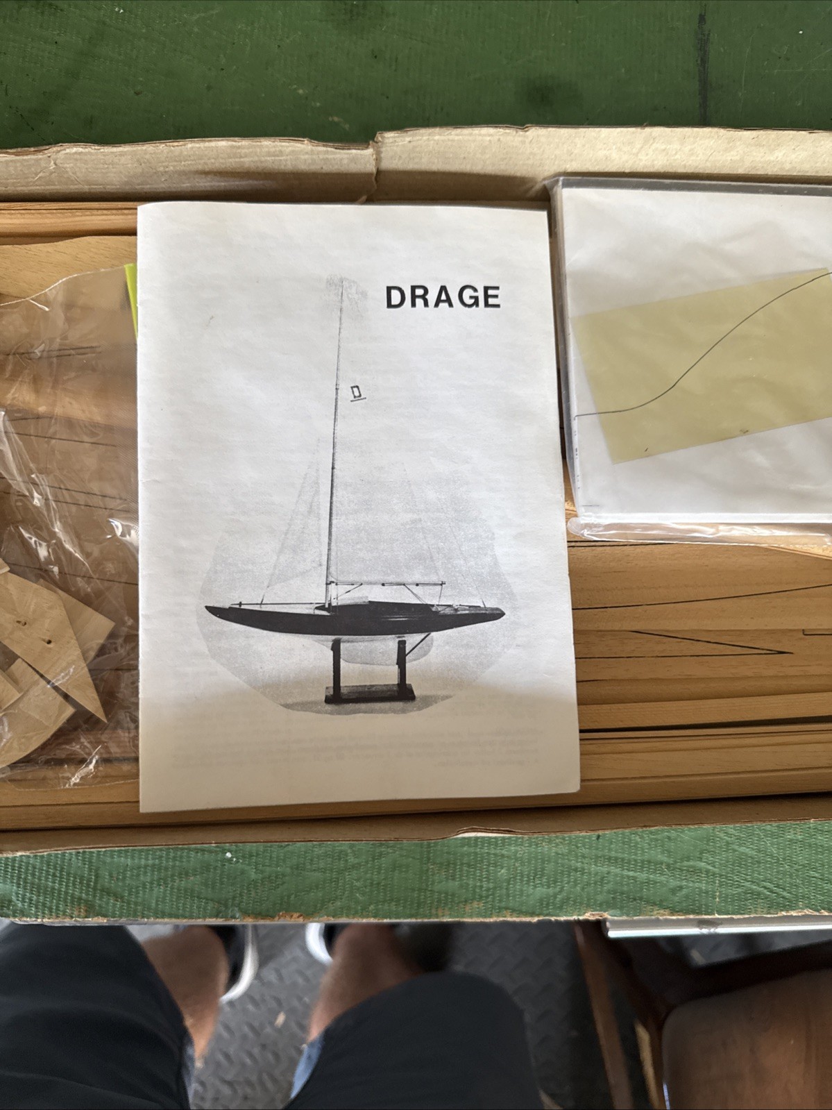 Billing Boats Dragon 1:12 Vintage Model Yacht #448 Complete New Open Box
