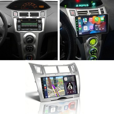 2+32GB Für Toyota Yaris 2005-2012 Carplay Autoradio Android 15.0 GPS NAVI WiFi