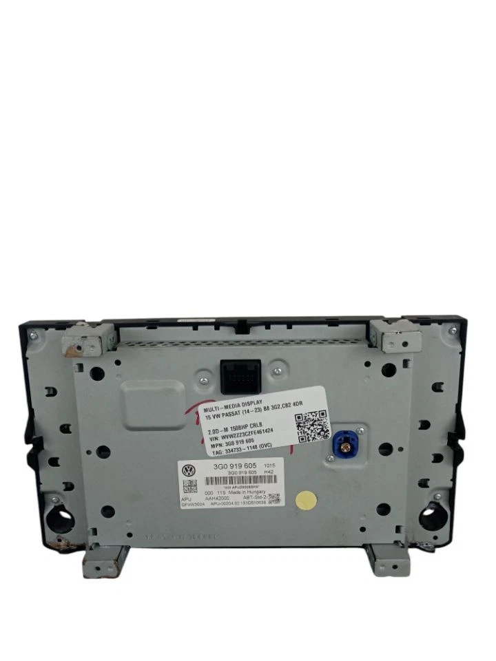 VOLKSWAGEN PASSAT B8 3G2,CB2 14-23 MULTIMEDIA DISPLAY 3G0 919 605 - Bild 4 von 4