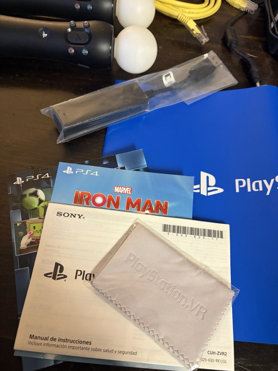 Sony PlayStation PS4 VR Headset White CUH-ZVR2, Controllers