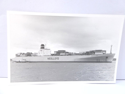 Nedlloyd Hoorn Containerschiff Foto Schlepperunterstütztes Frachtschiff Profilansicht