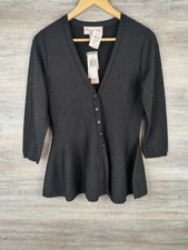 Philosophy Cashmere Womens Size S Frilled Hem...