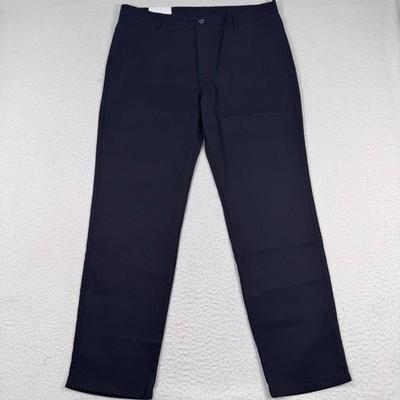 NWT Jett Jeans Jeans Mens L 30.5L Straight Fit Mid Rise Dark Wash Denim Black