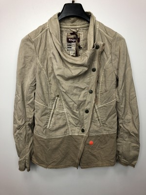 KHUJO Damen Leichte Jacke Modell: Woodside Beige M