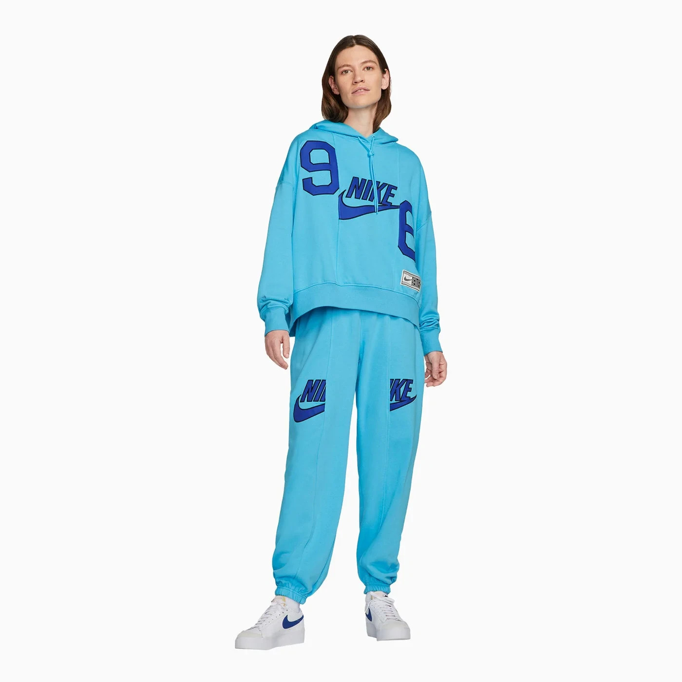 Nike Sportswear Circa 96 Women's Set Blue Size XS, S, M image 10