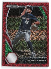 2021 Panini Prizm Draft Picks #PDP152 Irving Carter Red Velocity Prizm