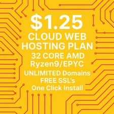 Performance Cloud Web Hosting with Control Panel - Unmetered Speed & Power