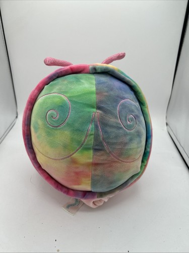 Squishmallow Silvina Schnecke Plüsch Regenbogen Batik Schale 10 Zoll Kellytoy Stofftier - Bild 2 von 5