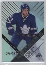 2016 SP Game Used Authentic Rookies Rainbow Player Age /222 Brendan Leipsic 0a4