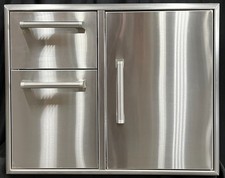 Coyote C3CD2DC31 31 Inch Access Door / Drawer Combo with Magnetic Latches