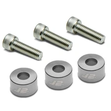 FOR HONDA 4L DOHC/SOHC ALUMINUM SILVER COATED ENGINE DISTRIBUTOR WASHERS+BOLTS